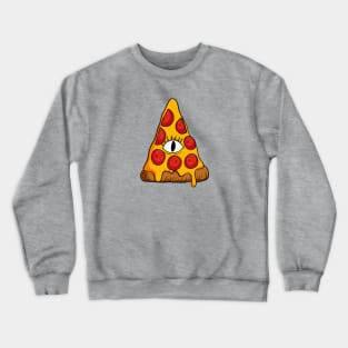 Illuminati Pizza Slice Crewneck Sweatshirt